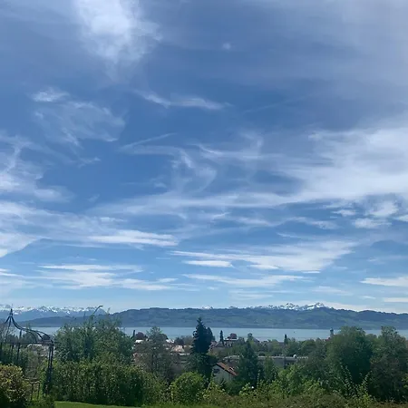 Daire Panorama Seeblick Wasserburg